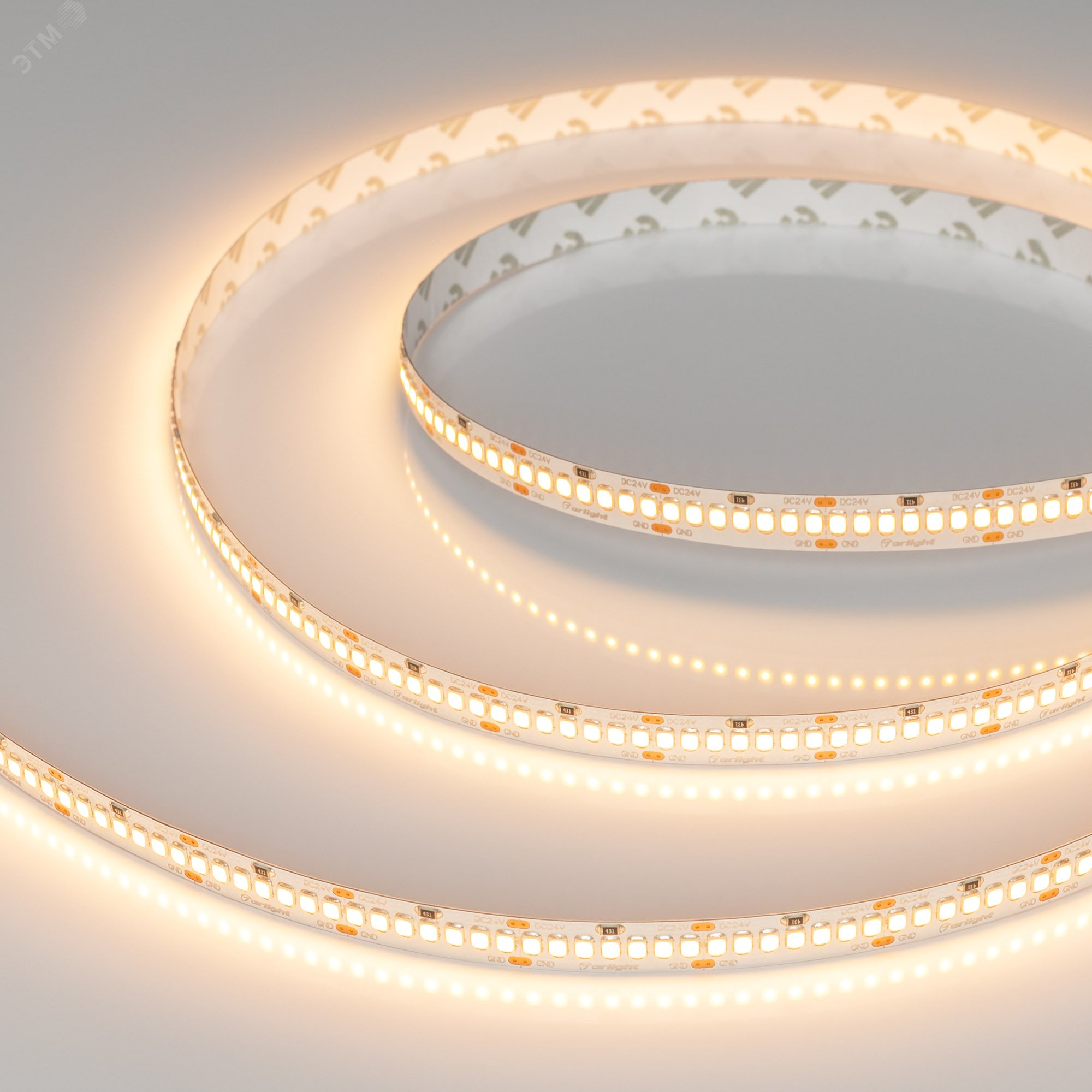 Изображение товара Лента светодиодная 11 Вт/м 24В IP20 2700K 252LED/м UL-A252-10mm SMD 2835 5 м