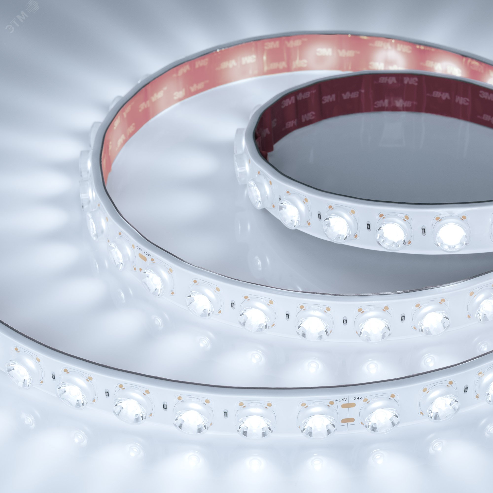 Изображение товара Светодиодная лента 21 Вт/м 24 В IP67 белый 6000K 5 м FLT-A42-23mm SMD 2835