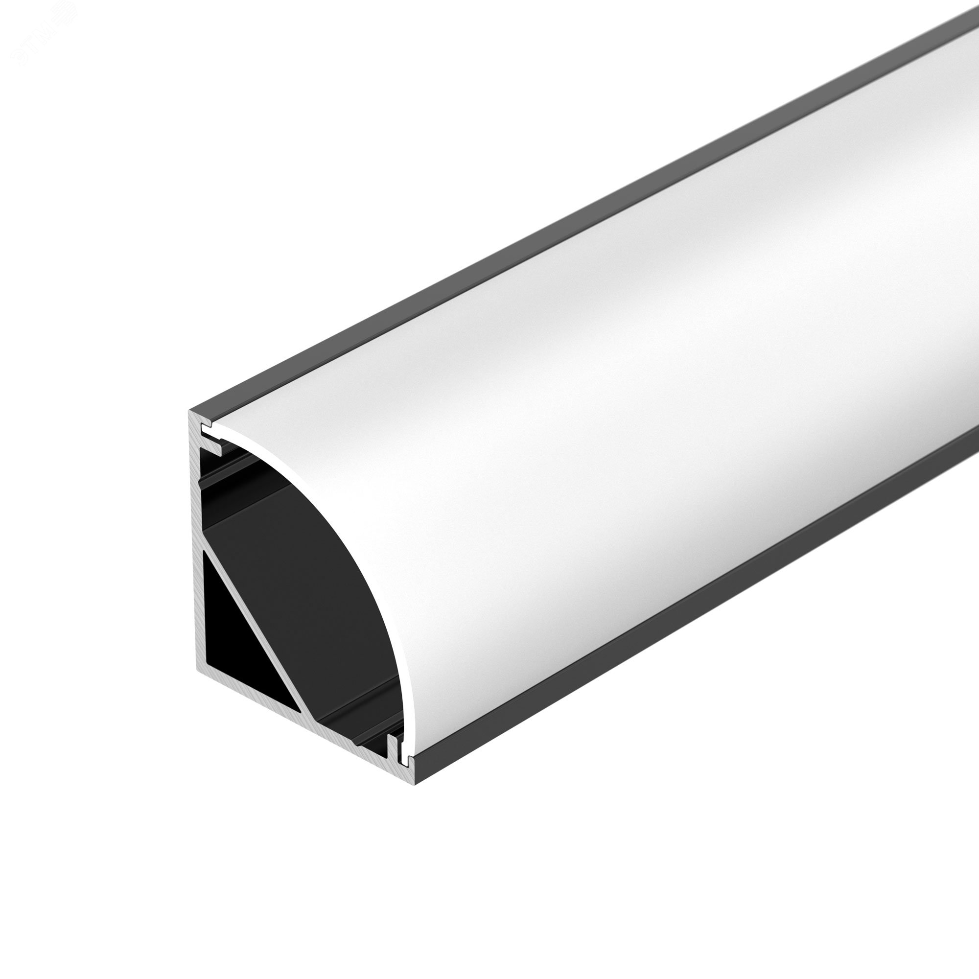 Изображение товара Профиль SL-KANT-H20-2000 BLACK (Алюминий) (м)