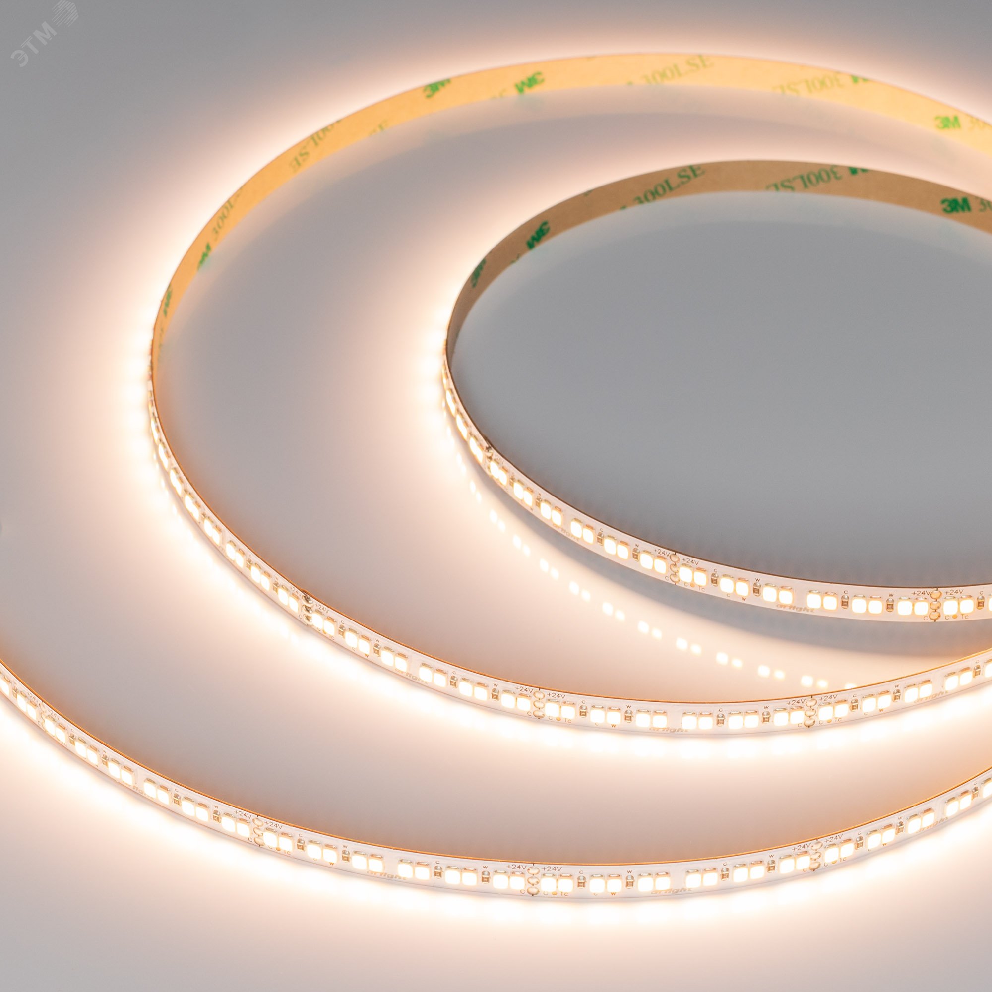 Изображение товара Светодиодная лента RGB 20 Вт/м 24В IP20 5 м SMD 2835 включение MIX