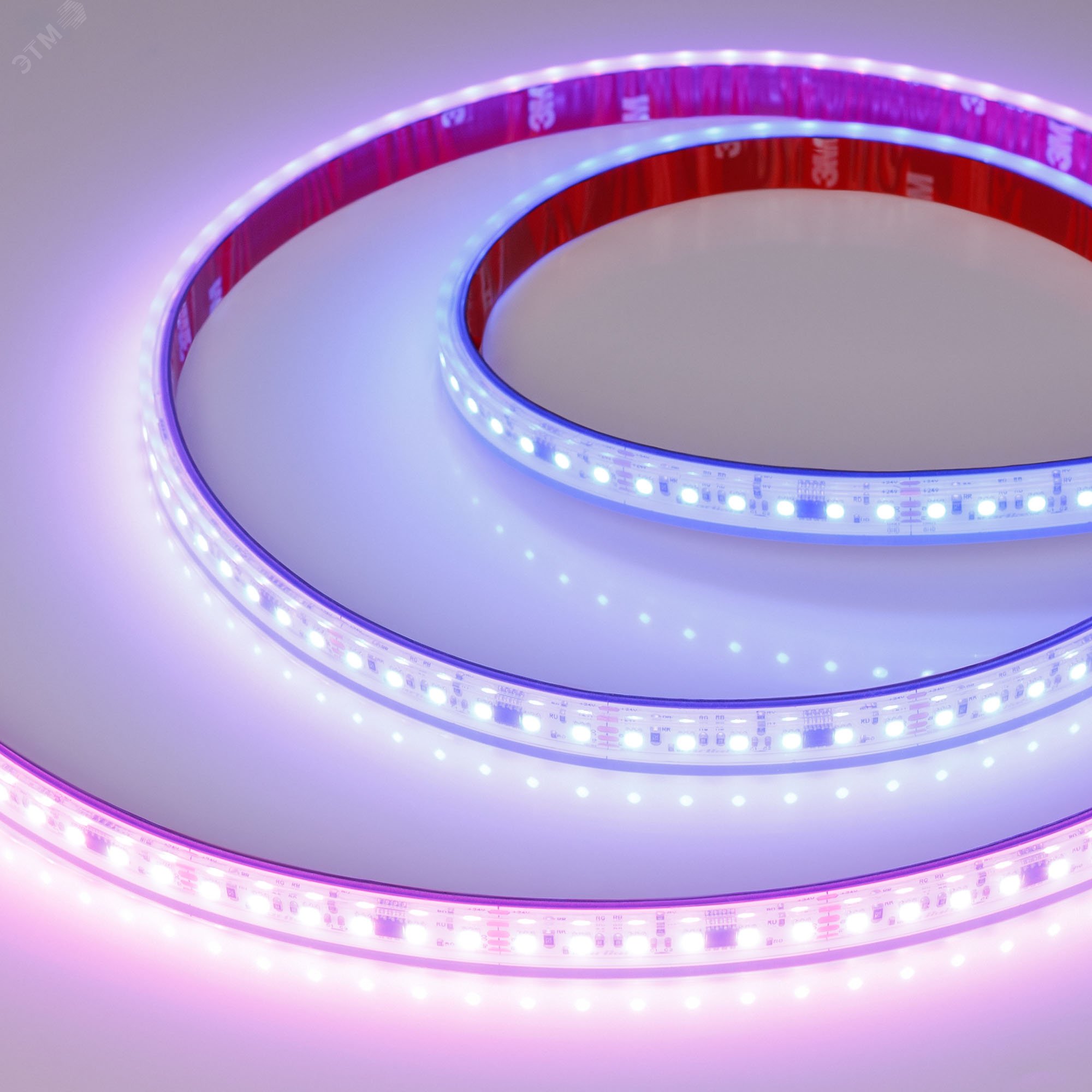 Изображение товара Светодиодная лента RGB 23 Вт/м 24В IP67 120LED/м SPI-A120-10mm 5 м