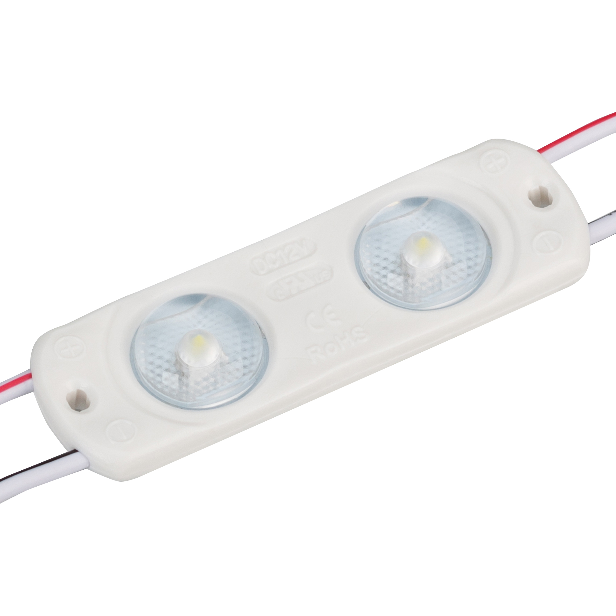 Модуль герметичный CRAFT-2835-2-12V White 170deg 56х175mm 0.8W IP65 закрытый
