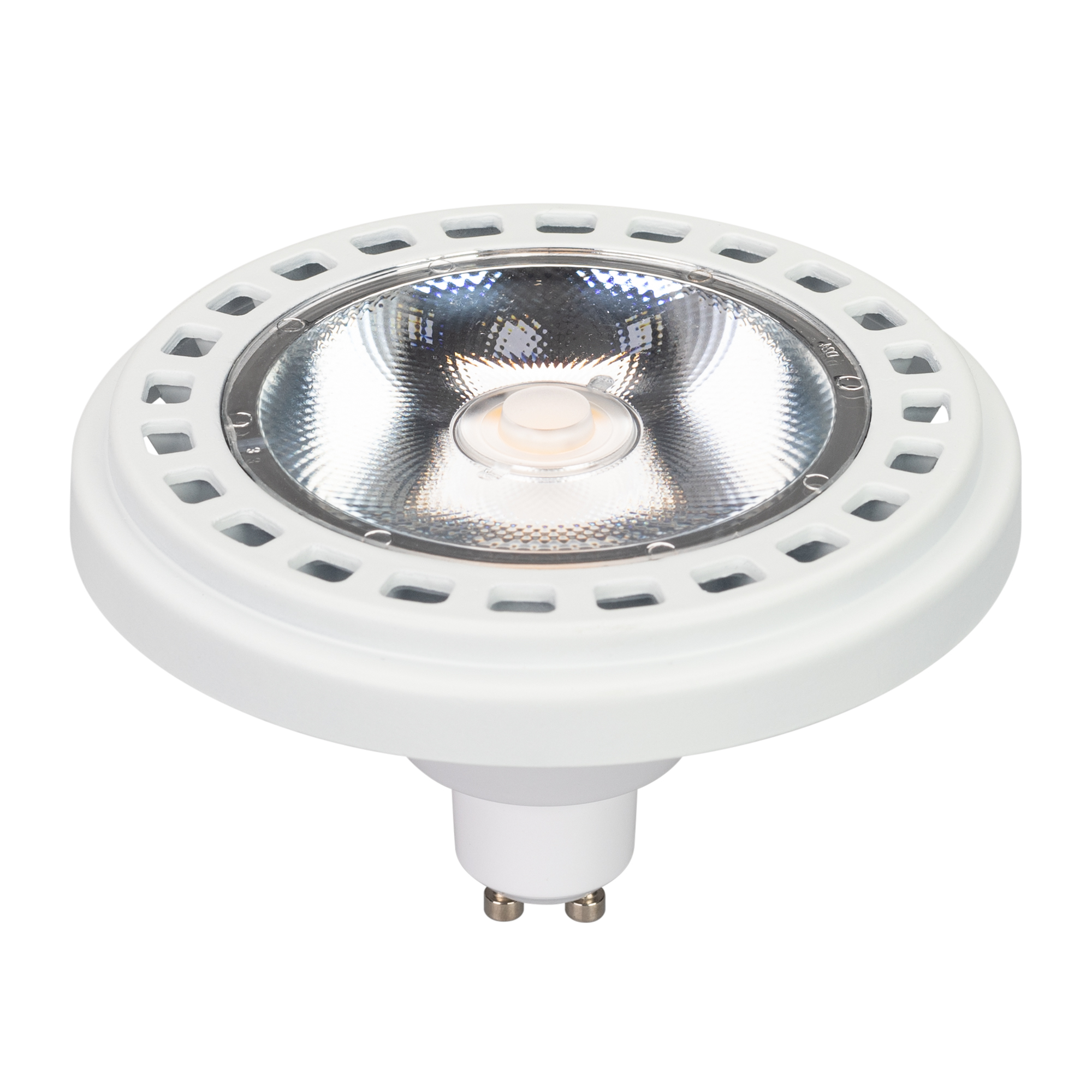 Лампа AR111-UNIT-GU10-15W-DIM Day4000 (WH, 24 deg, 230V) (ARL, Металл)
