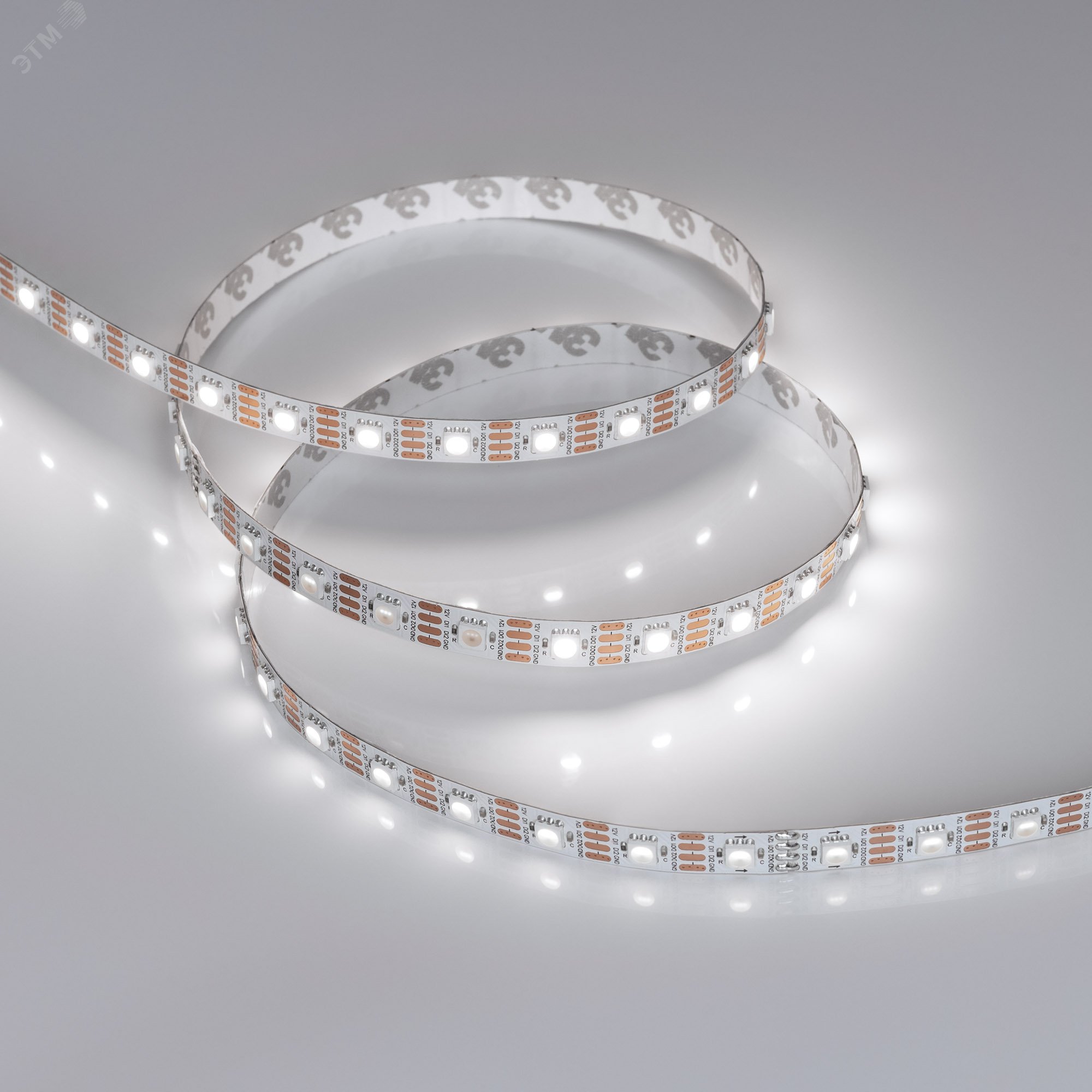 Изображение товара Лента светодиодная 9,3 Вт/м 12В IP20 6000K 60LED/м SPI-B60-10mm SMD 5060 5 м