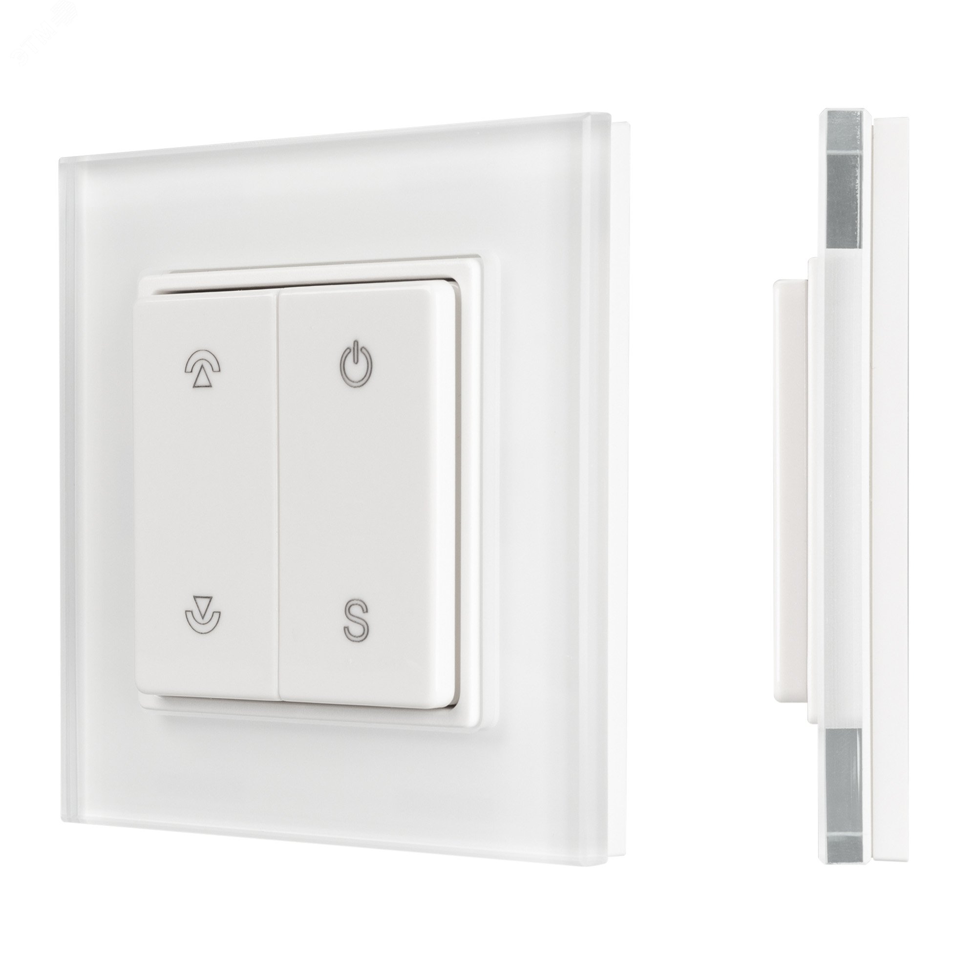 Изображение товара Панель управления Arlight SMART-P47-DIM-G-SUF 3V 2.4G белая стекло