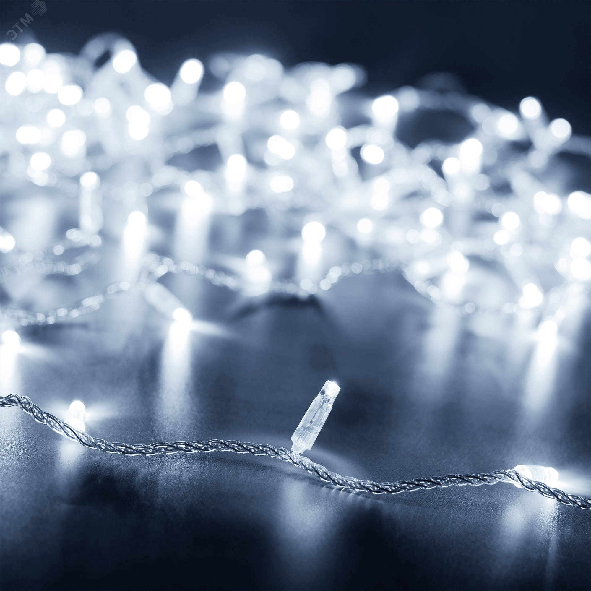 Изображение товара Гирлянда светодиодная декоративная ARD-STRING-CLASSIC-10000-CLEAR-100LED-FLASH WHITE 230V, 7W ARDCL, IP65 (шт)