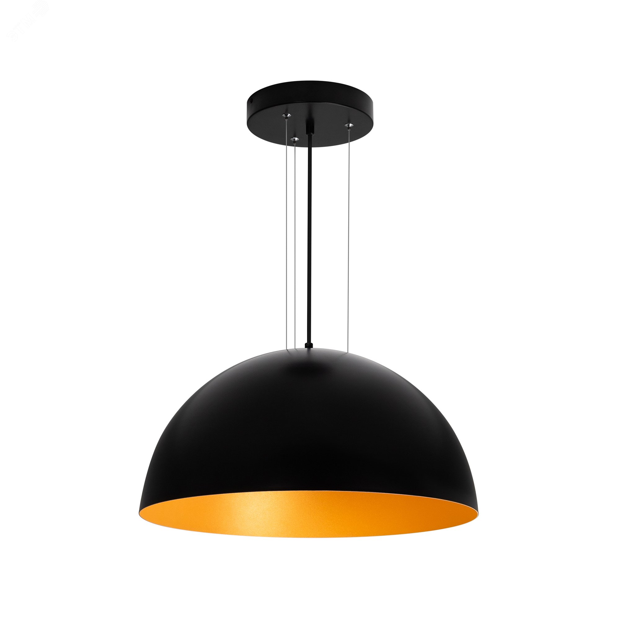 Изображение товара Потолочный подвесной светильник SP-RESTO-HANG-R500-30W Day4000 BK 30 Вт 4000 К 100 град металл