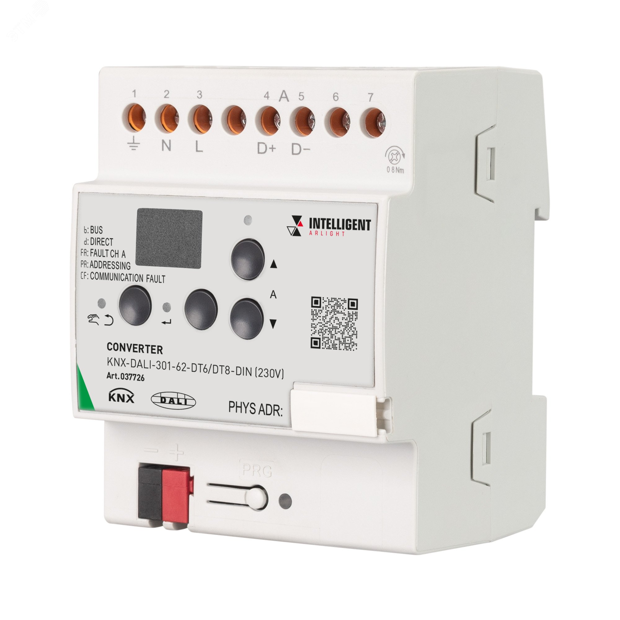 Изображение товара Конвертер KNX DALI DT6 DT8 для управления освещением на DIN-рейку