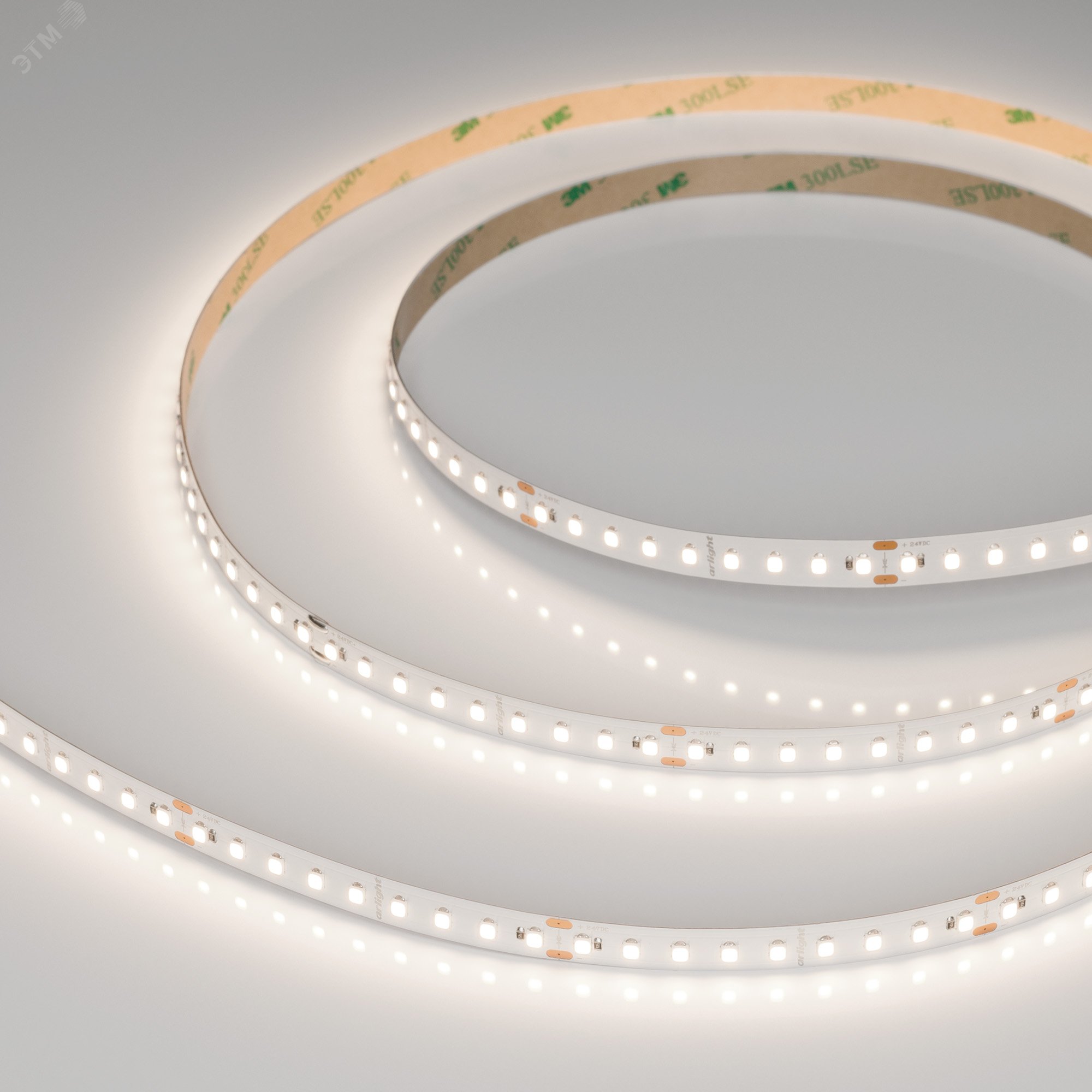 Изображение товара Светодиодная лента UL серии A126 8 Вт/м 24В IP20 4000K 126LED/м