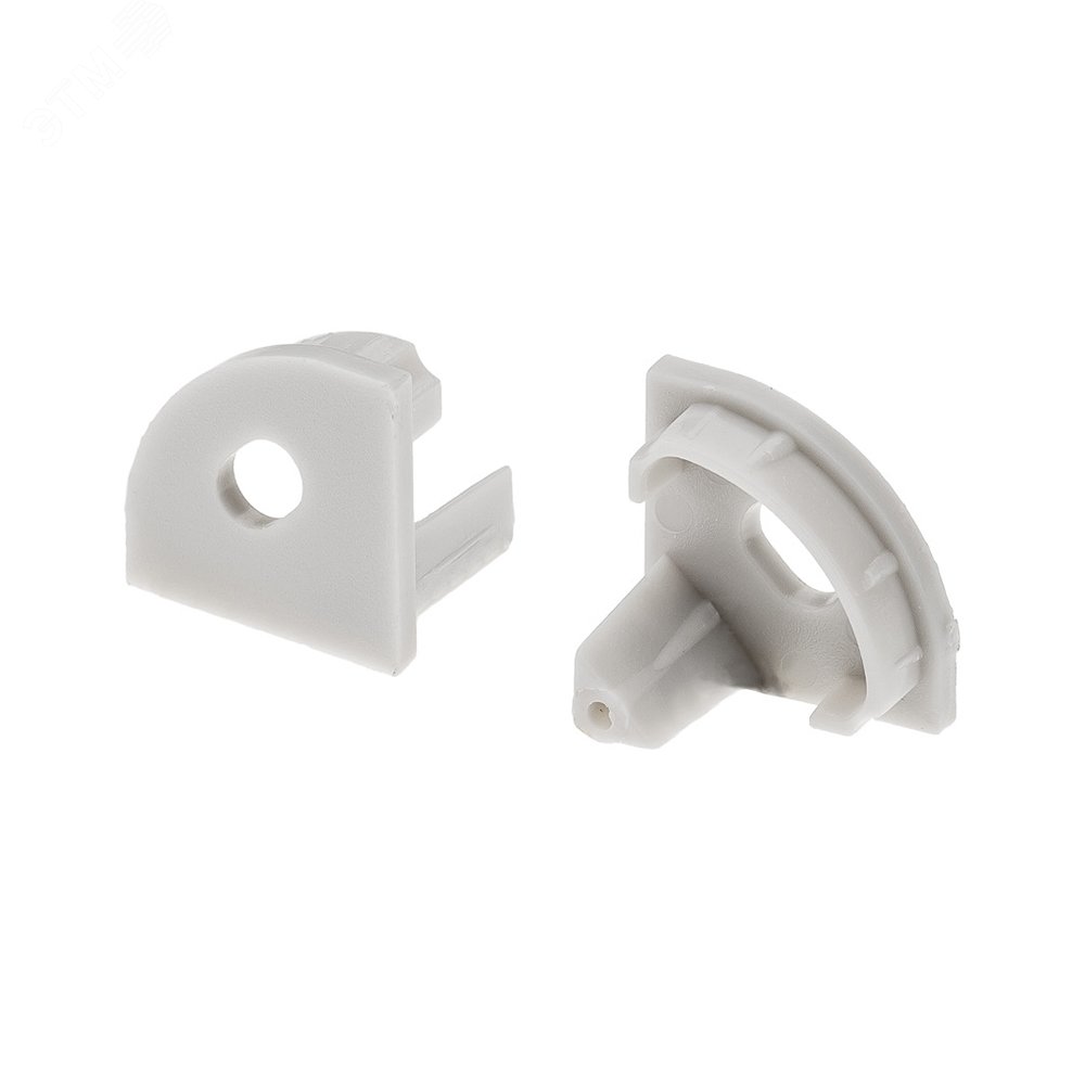 Изображение товара Заглушка ARH-KANT-16R с отверстием из пластика для профиля KANT-H16