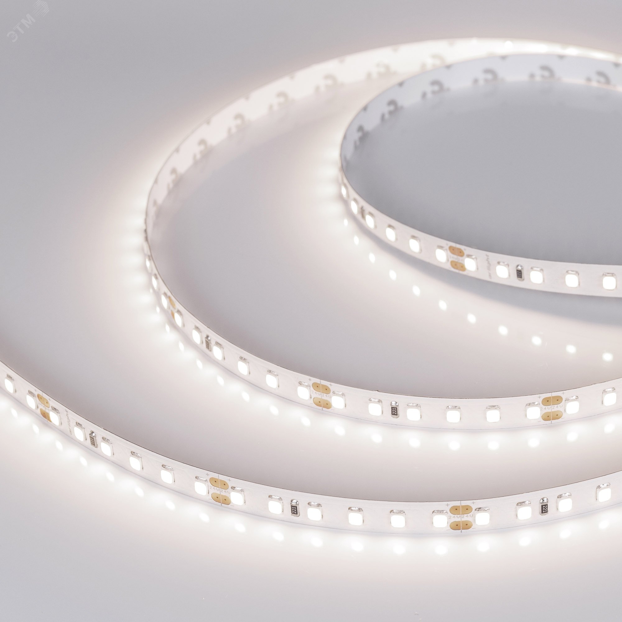 Изображение товара Лента светодиодная 14.4 Вт/м 24В 4000K IP20 60LED/м RT-A120-8mm SMD 2835 5 м (м)
