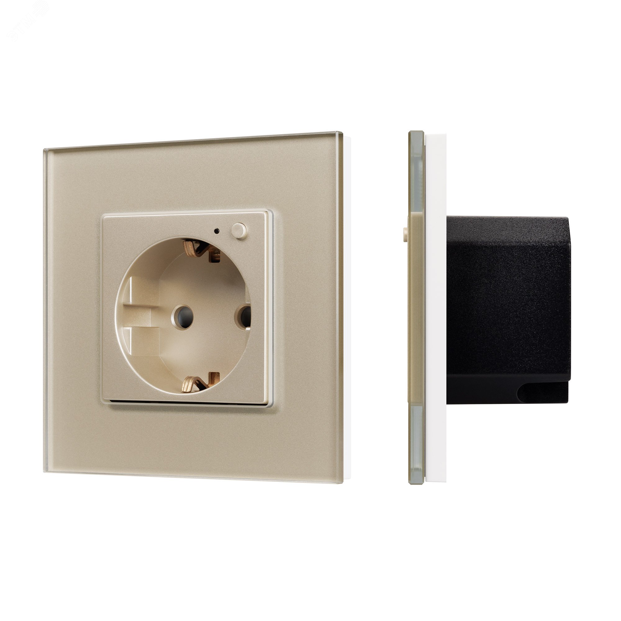 Изображение товара Розетка электрическая с Zigbee управлением SCT-OMALI-EUZB1-PL-GD 240V, 16A, Zigbee (шт)