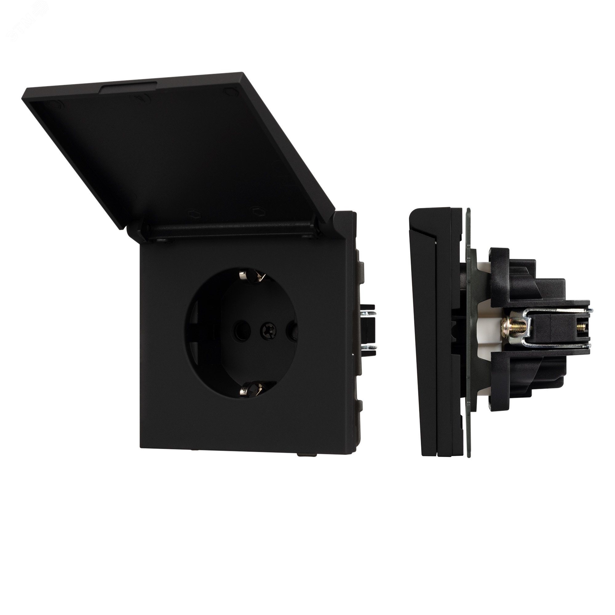 Изображение товара Арлит SCT-TENDO-MCP-SFPL-BK розетка силовая влагозащищенная 16А 250В черная