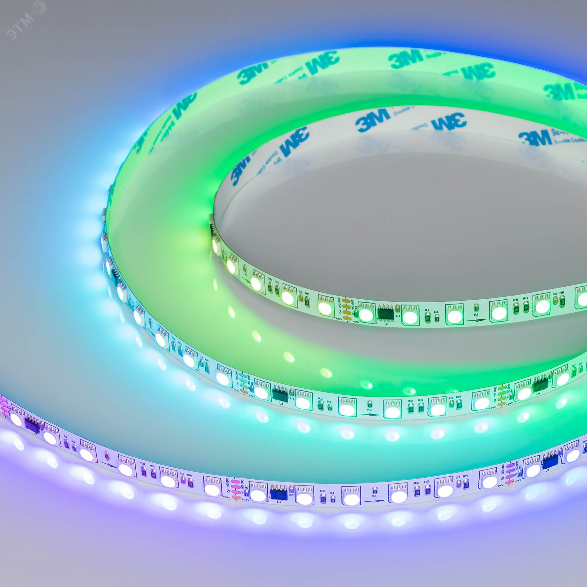Изображение товара Светодиодная лента DMX 16 Вт 5 м RGB IP20 для мультимедийных эффектов