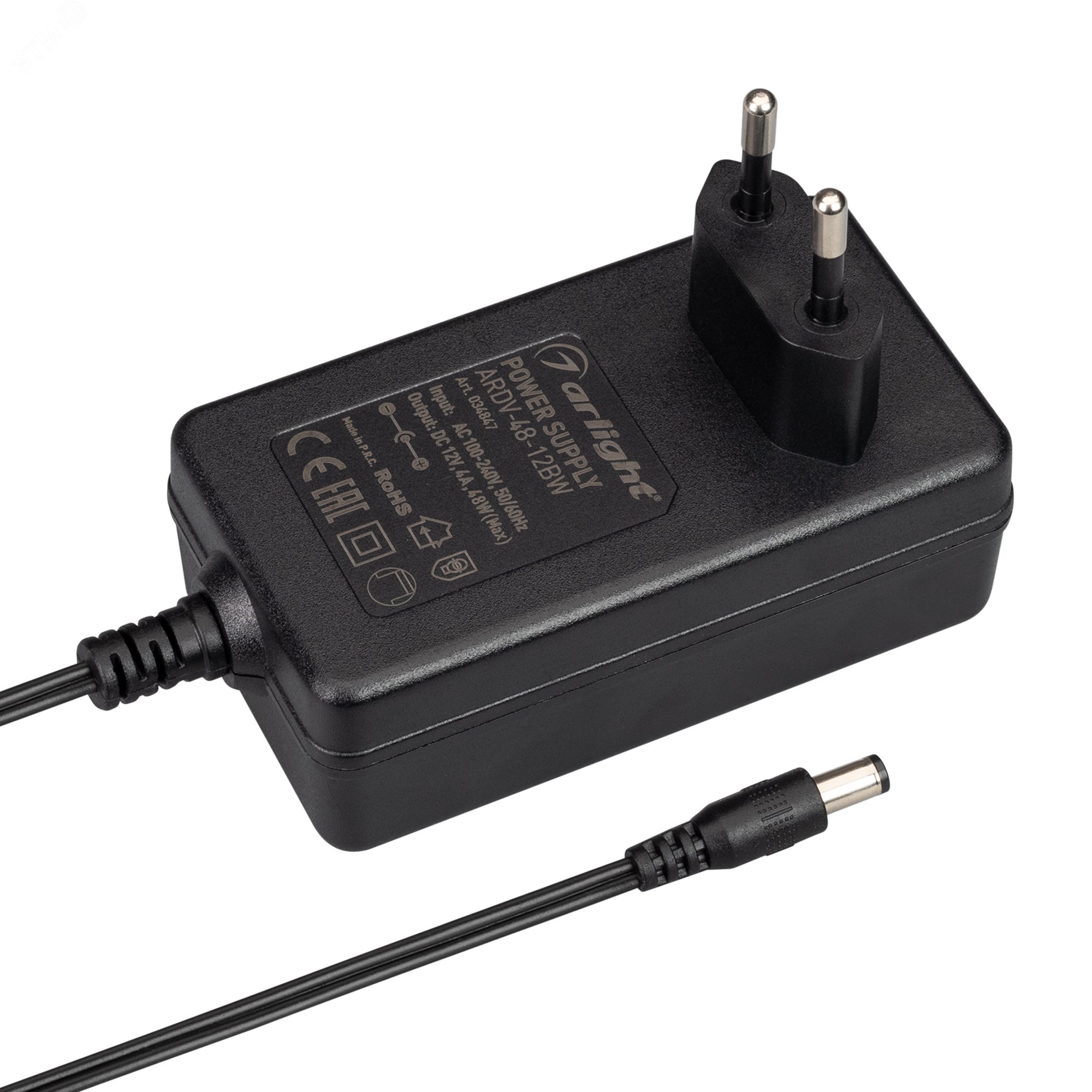 Изображение товара Блок питания ARDV-48-12BW для светодиодов 12V 4A 48W