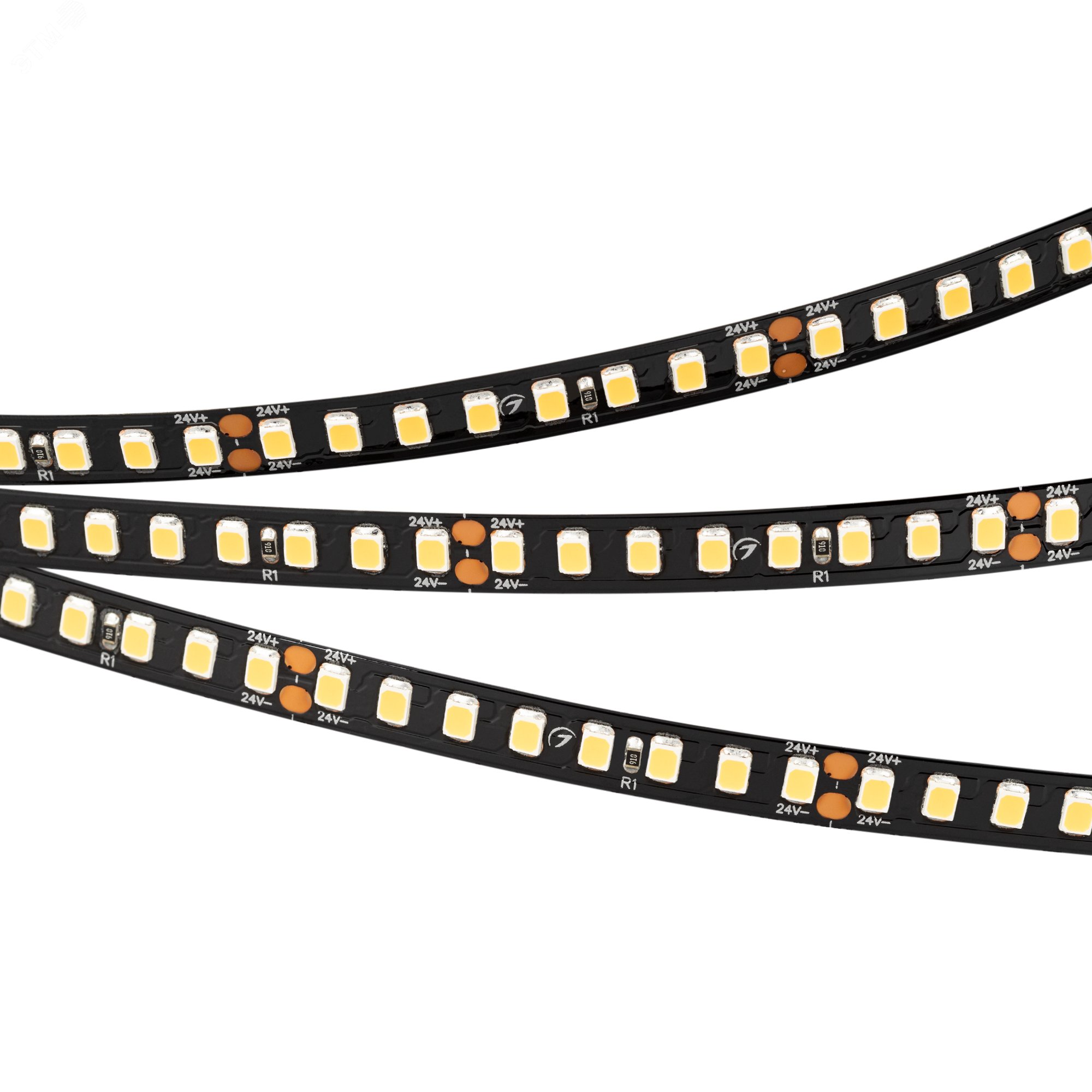 Изображение товара Светодиодная лента 12 Вт/м 24 В IP20 3000K 160LED/м SMD 2835 Arlight 5 м