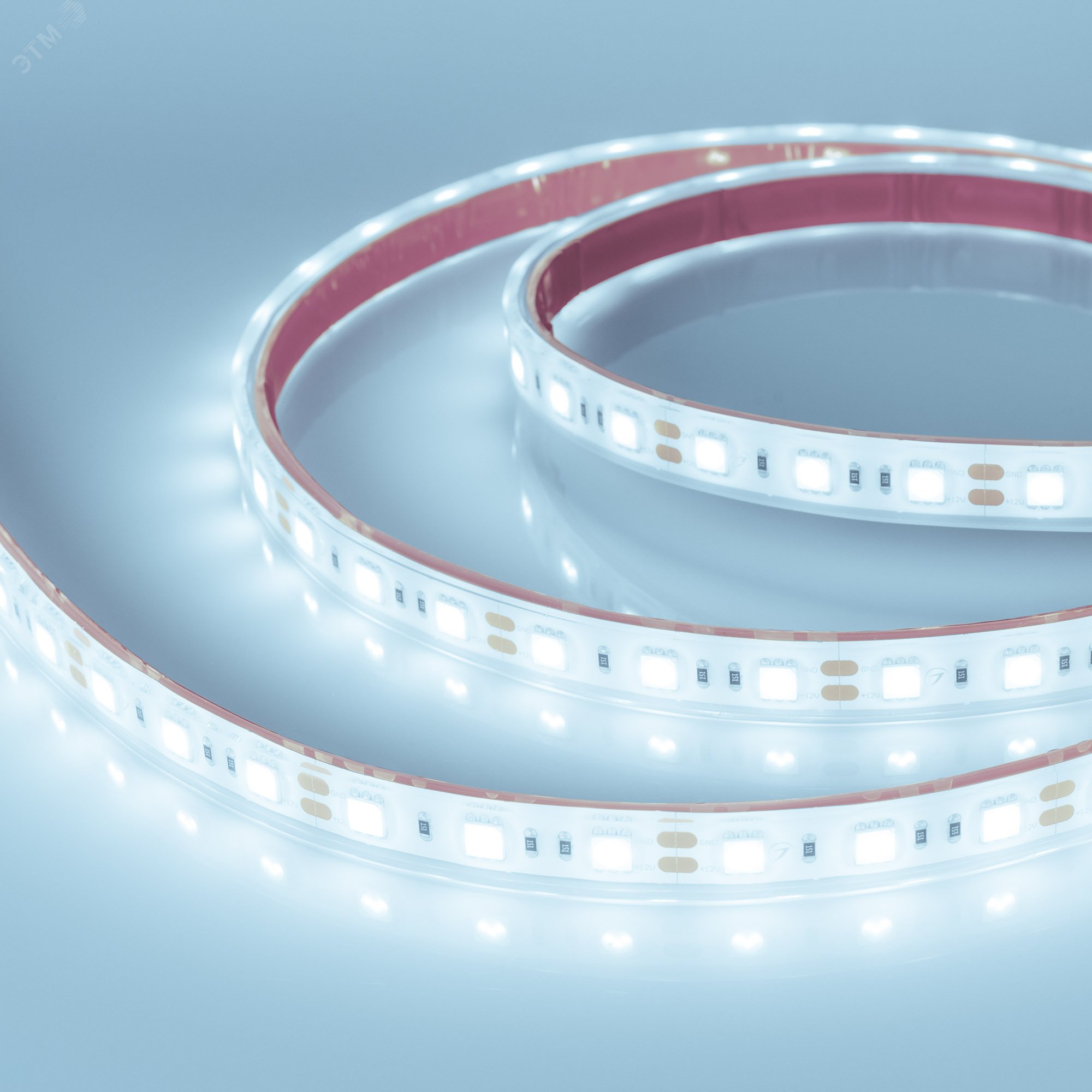 Изображение товара Герметичная светодиодная лента RTW-B60 12В 14.4 Вт/м IP68 5 м холодный свет 10000K