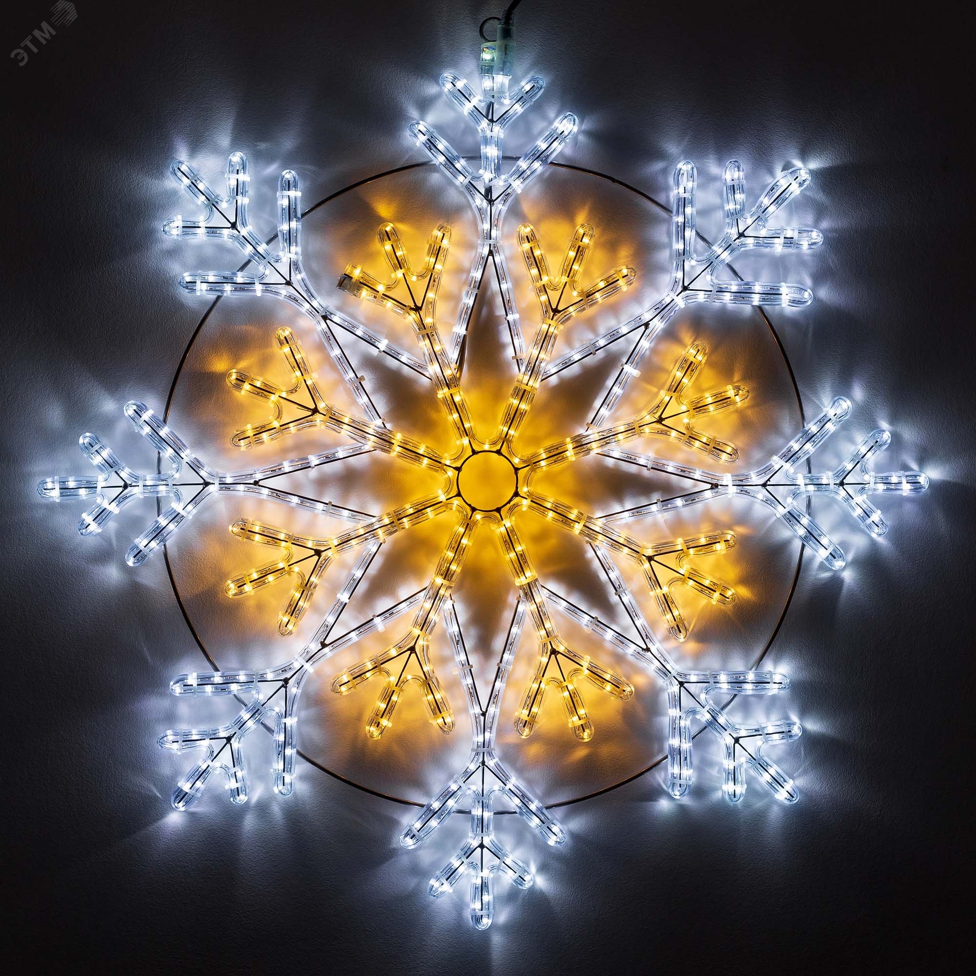 Изображение товара Фигура ARD-SNOWFLAKE-M12-900x900-720LED White/Warm 230V, 43W Ardecoled, IP65 (шт)