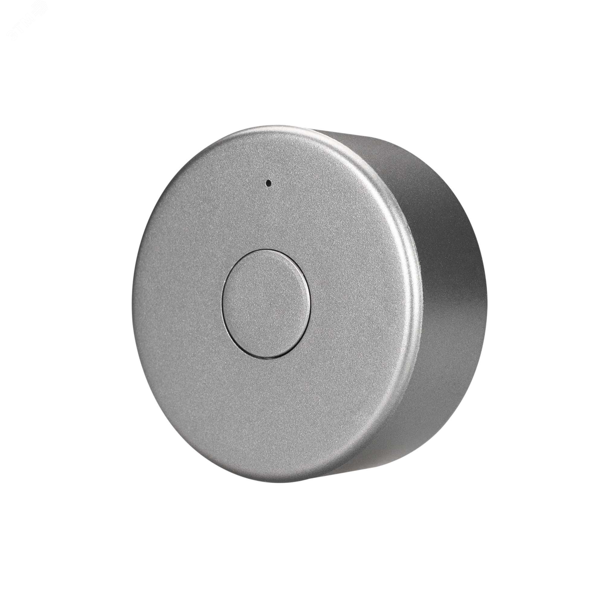 Изображение товара Панель Knob SMART-P87-DIM Silver (3V, 1 зона, 2.4G) (ARL, IP20 Пластик, 5 лет) (шт)