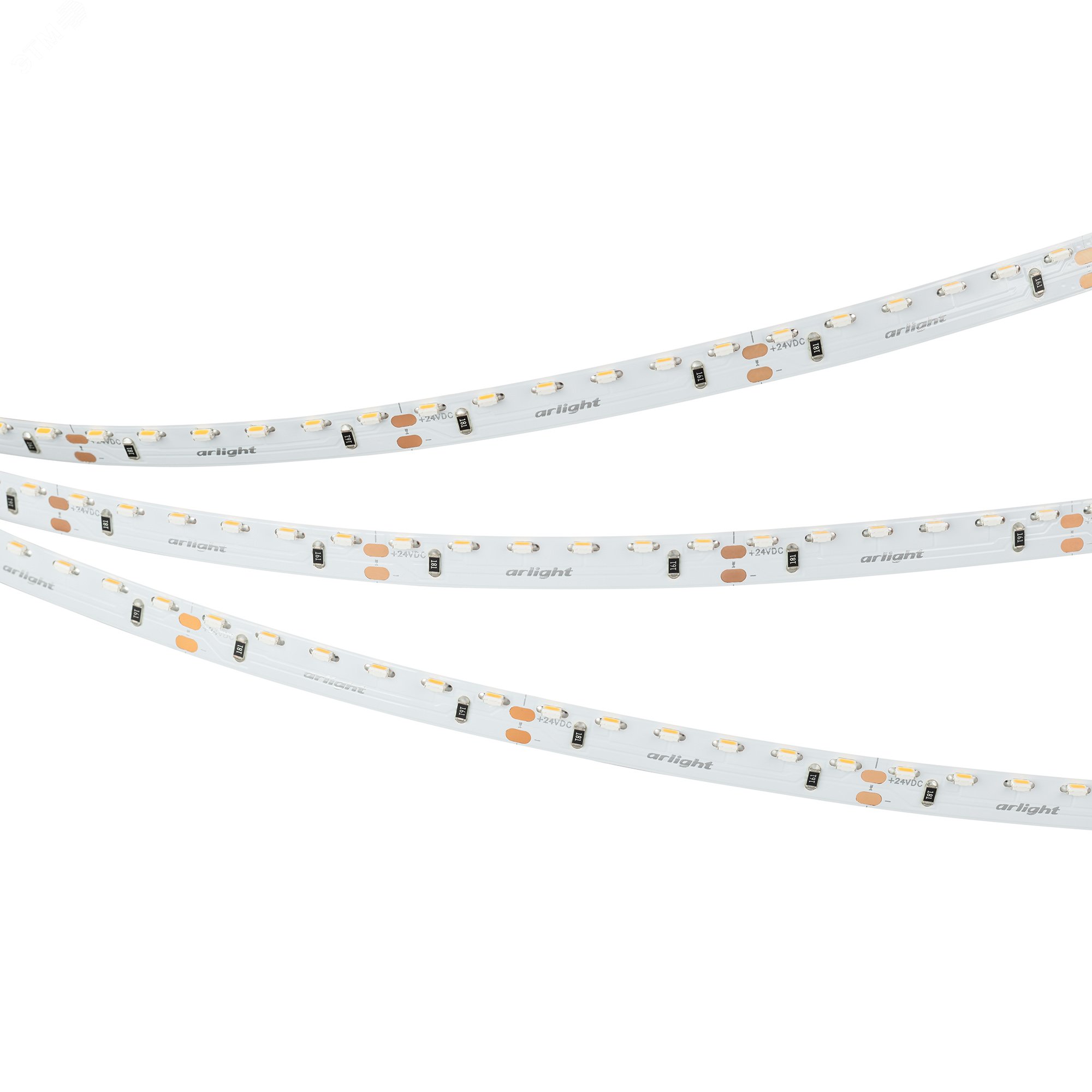 Изображение товара Светодиодная лента 9,6 Вт 24В IP20 4000K 120LED м RS-S120-8mm SMD 3014