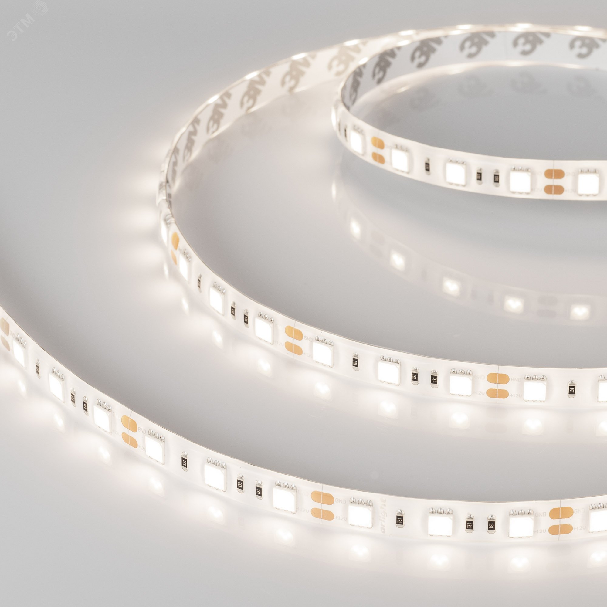 Изображение товара Светодиодная лента 14.4 Вт/м 12В IP65 60LED/м 5м Arlight RT/RTW-B60-10-13mm