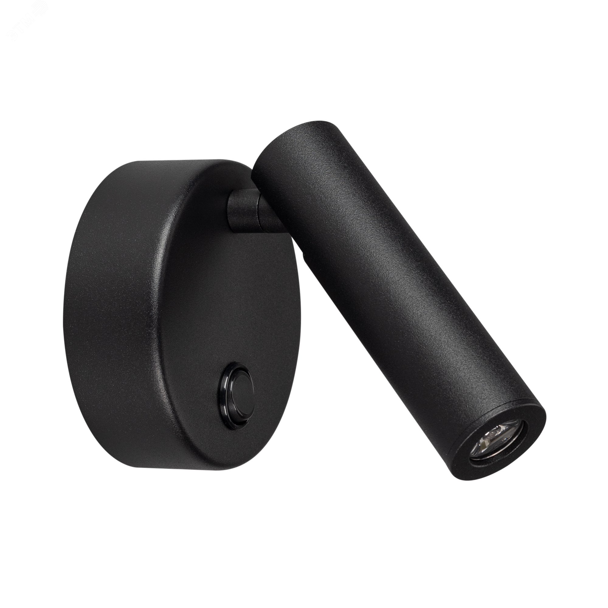 Изображение товара Настенный светильник SP-BED-R90-3W Warm3000 черный алюминий IP20 20 градусов