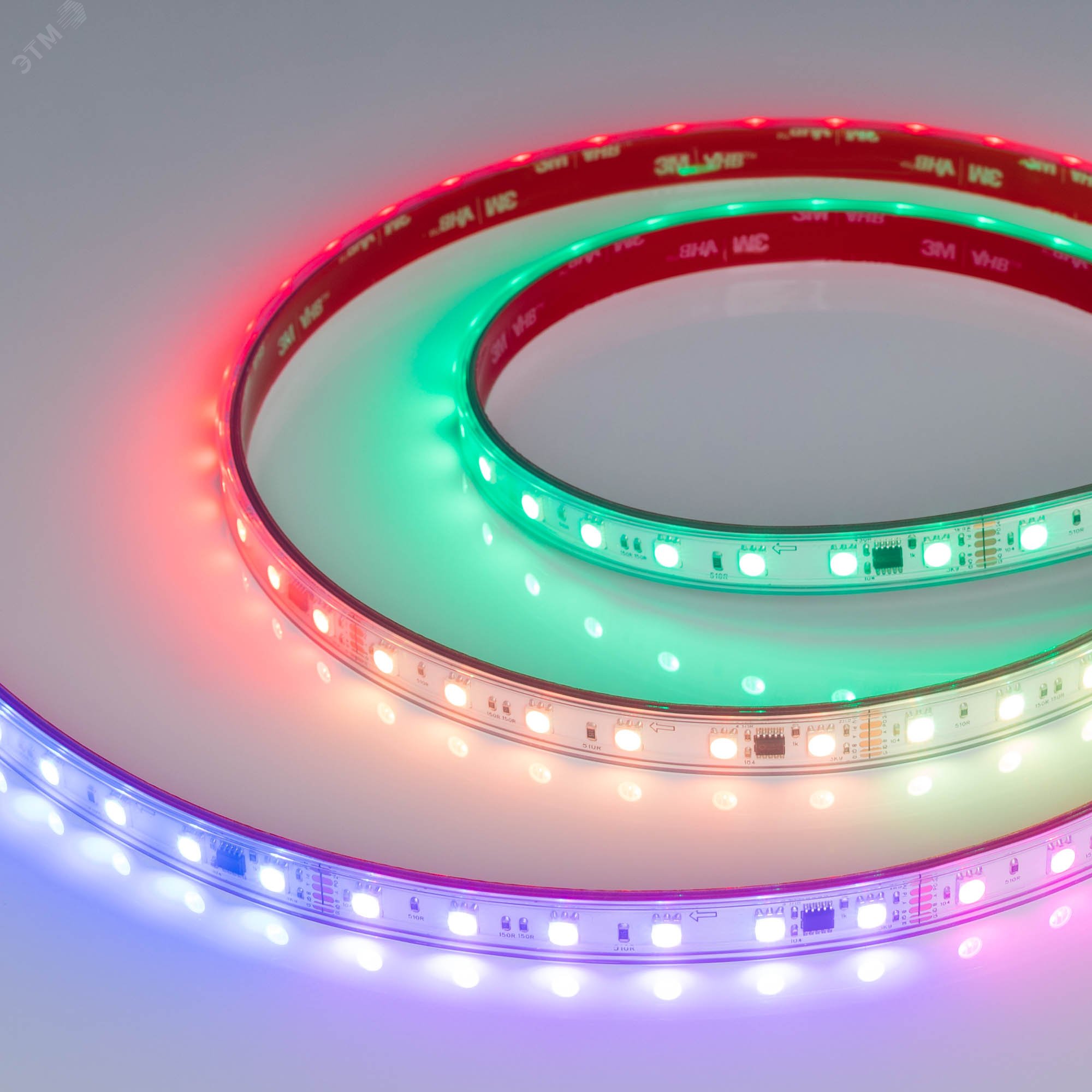 Изображение товара Герметичная RGB светодиодная лента DMX 14 Вт/м 24 В IP68 60LED/м 5 м