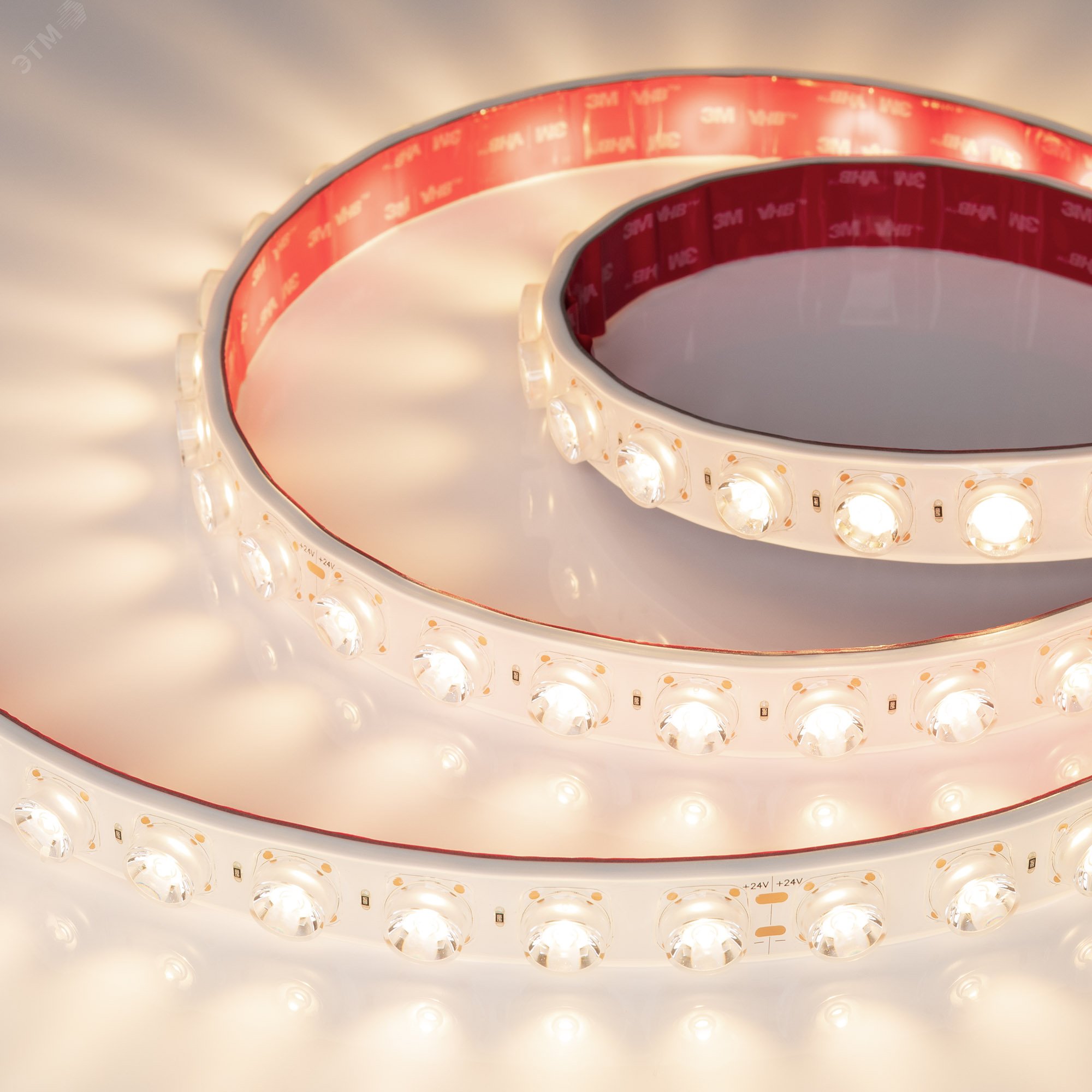 Изображение товара Светодиодная лента IP67 24 В 21 Вт/м 3000K 42 LED/м 5 м теплая