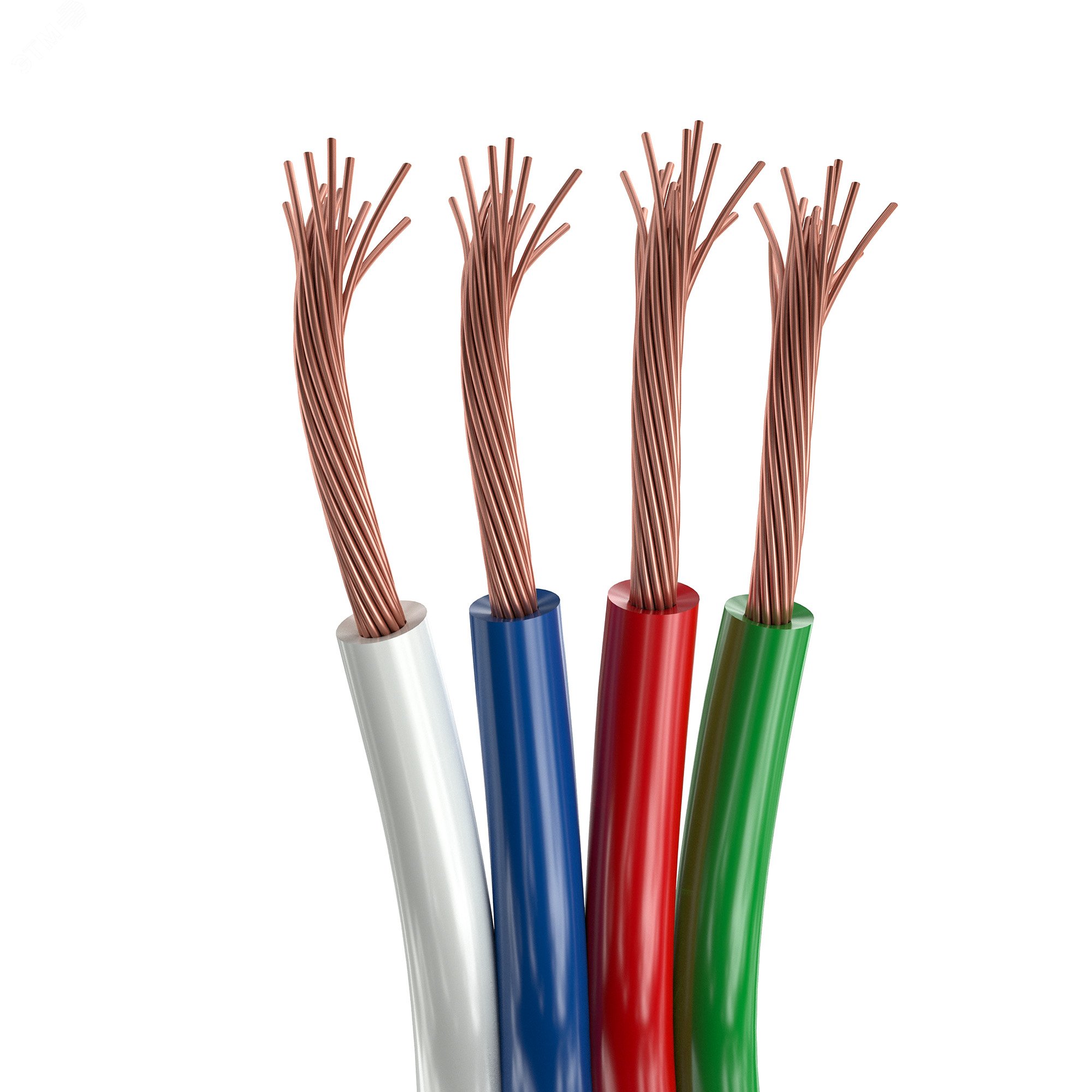 Изображение товара Шлейф питания ARL-22AWG-4Wire-CU 50м для RGB светодиодных лент