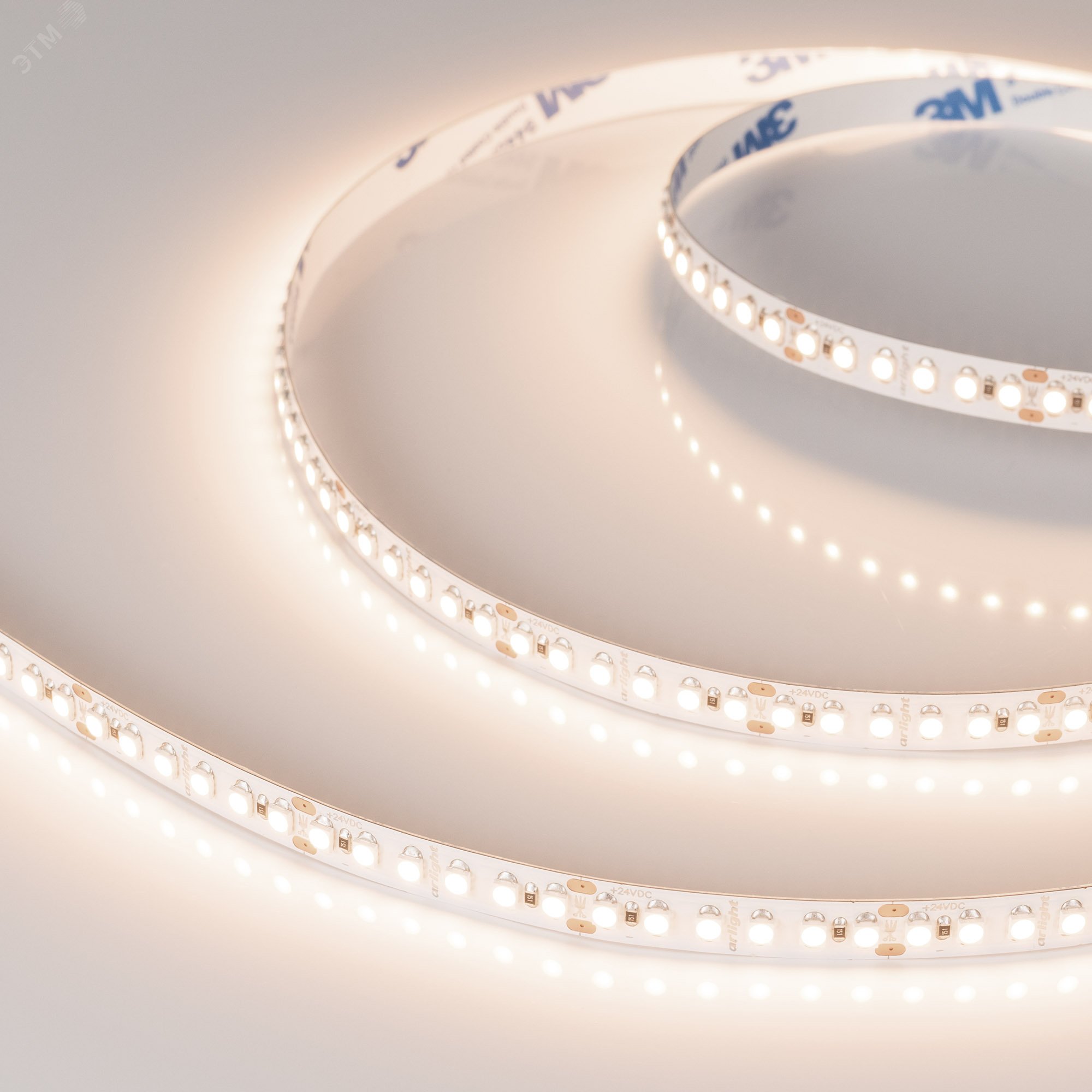 Изображение товара Светодиодная лента 14.4 Вт/м 24 В IP20 3500K 180LED/м 5 м Arlight RT-A180-8mm