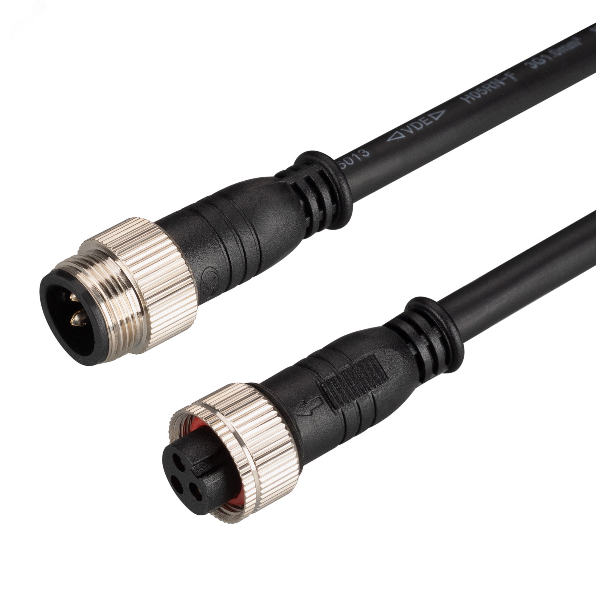 Изображение товара Коннектор питания ARL-LINE 3pin 1000мм IP67 для светильников