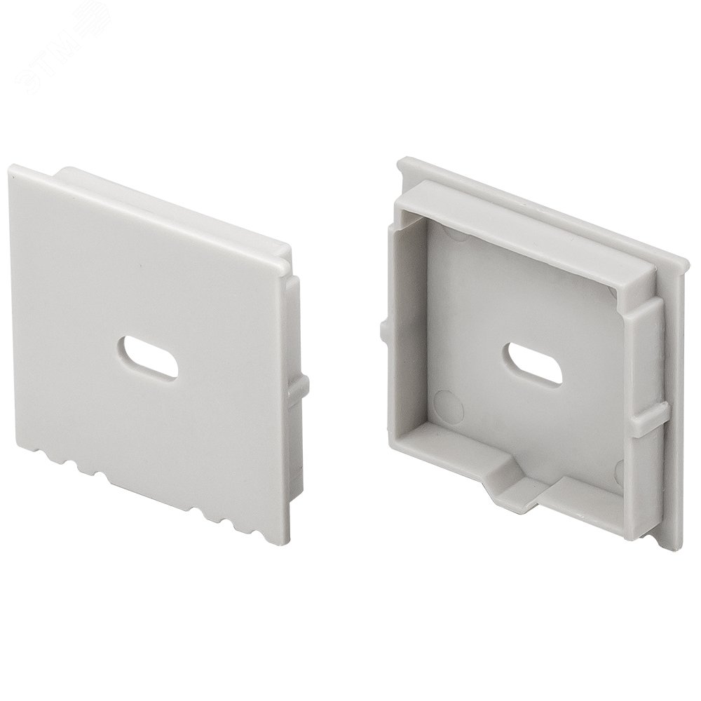 Изображение товара Заглушка ARH-POWER-W35 с отверстием для профиля и кабеля из пластика