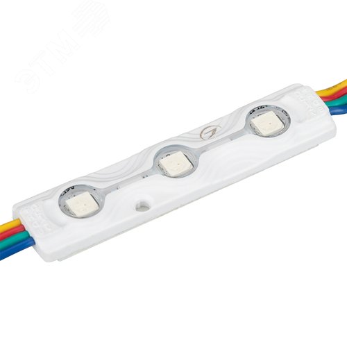 Изображение товара Модуль герметичный ARL-ORION-R07-12V RGB (5050, 3 LED) (ARL, Закрытый) (шт)
