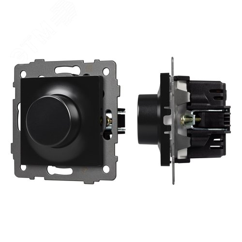 Изображение товара Светорегулятор SWT-DLR-BK-V (250V, 10A) (ARL, чёрный, механизм) (шт)