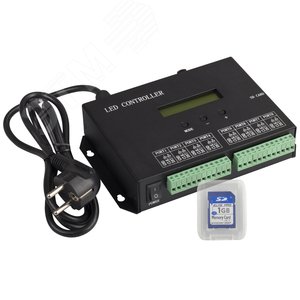 Контроллер HX-803SA DMX (8192 pix, 220V, SD-карта) (-)