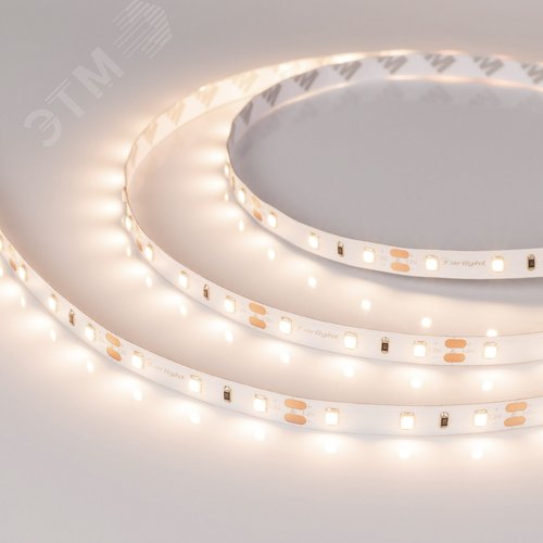 Изображение товара Лента светодиодная 4,8 Вт/м 12В IP20 3000K 60LED/м RT-A60-8mm CRI98 SMD 2835 5 м (м)