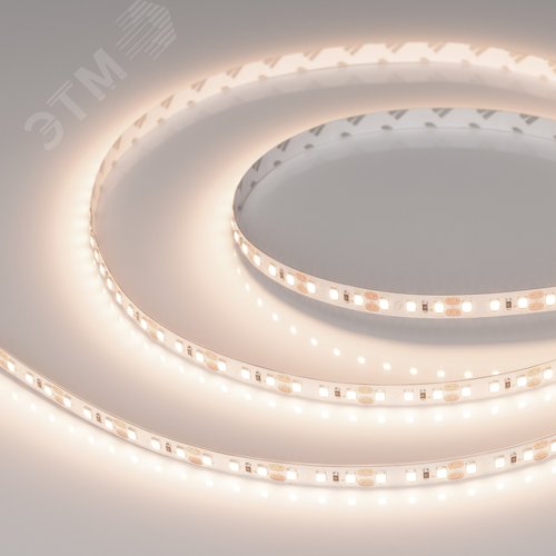 Изображение товара Лента светодиодная 9.6 Вт/м 12В 3500K IP20 120LED/м RT-A120-8-11mm SMD 2835 5 м (м)