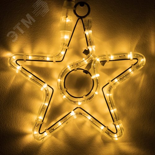 Изображение товара Фигура ARD-STAR-M4-200x220-36LED Warm (230V, 2.5W) (Ardecoled, IP65) (шт)