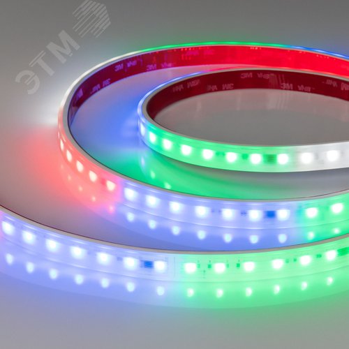 Изображение товара Лента светодиодная 17 Вт/м 24В IP67 RGBW 70LED/м DMX-PS-B70-14mm SMD 5060 5 м (м)