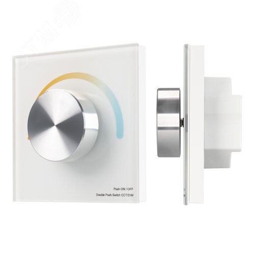 Изображение товара Панель SMART-P2-MIX-G-IN White 3V, Rotary, 2.4G IP20 пластик, 5 лет (шт)