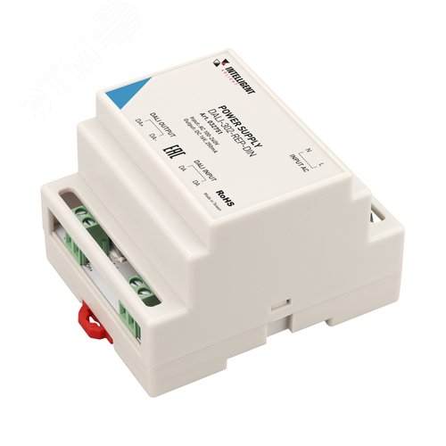 Изображение товара Блок питания шины 230 V 250 mA IARL IP20 пластик 3 года DALI-302-REP-DIN INTELLIGENT (шт)