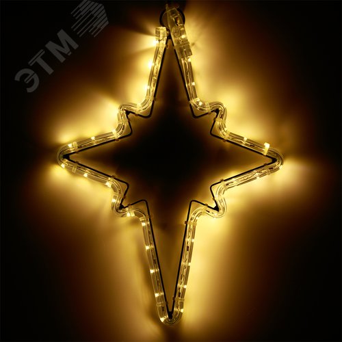 Изображение товара Фигура ARD-STAR-M3-380x250-36LED Warm (230V, 2.5W) (Ardecoled, IP65) (шт)