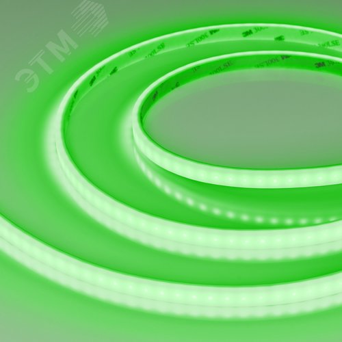 Изображение товара Лента светодиодная 9,6 Вт/м 24В IP67 Зелёный 120LED/м UL/RTW-A120-8-10mm SMD 2835 5 м (м)