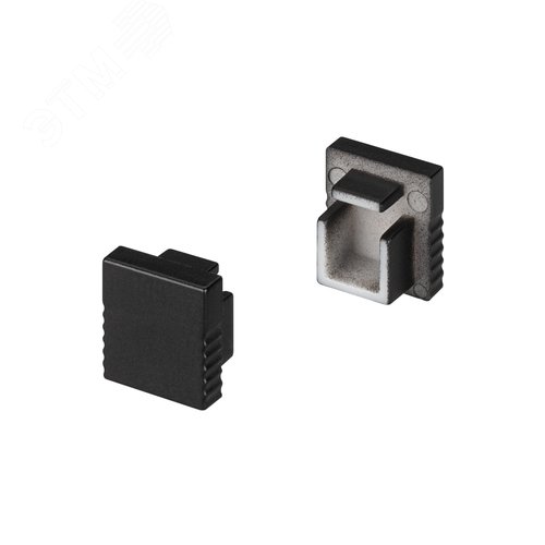 Изображение товара Заглушка SL-MINI-8 BLACK глухая (ARL, Пластик) (компл)