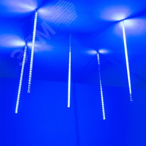 Гирлянда светодиодная декоративная ARD-ICEFALL-CLASSIC-D12-500-5PCS-CLEAR-72LED-LIVE BLUE (230V, 6W) (ARDCL, IP65)