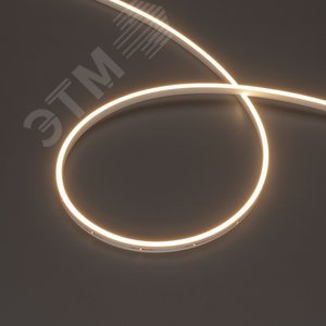 Лента герметичная MOONLIGHT-SIDE-M196-03x06мм 24V Warm3000 (7.2 W/m, IP54, 2216, 5м, wire x2) (Вывод кабеля прямой)