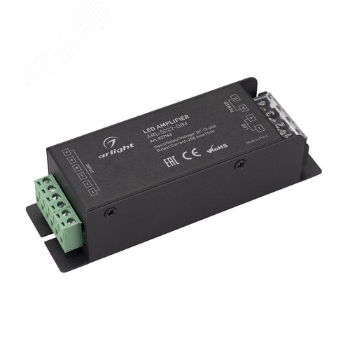 Изображение товара Усилитель ARL-5022-DIM 12-24V, 1x25A, 300-600W ARL, IP20 металл, 2 года (шт)