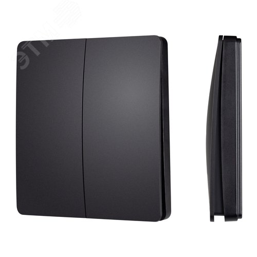 Изображение товара Панель управления кнопочная INTELLIGENT ARLIGHT KINETIC-801-22-2G-WP-SUF Black (No battery, IP67, 433Mhz) (IARL, IP67 пластик, 3 года) (шт)