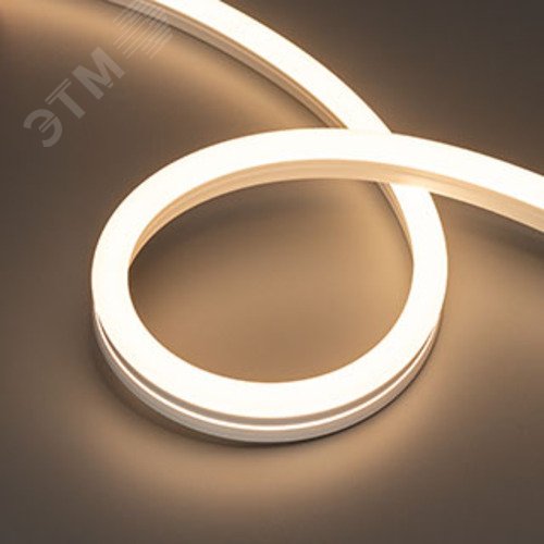 Изображение товара Лента светодиодная герметичная MOONLIGHT-SIDE-A140-12x24mm 24V Warm3000 (9.6 W/m, IP68, 0,5m, wire x1) (ARL, 140 LED/m) (шт)