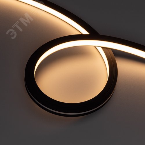 Изображение товара Лента светодиодная герметичная NOVA-TOP-BLACK-A120-16x15mm 24V Warm2700 (10 W/m, IP67, 2835, 5m, wire x2) (ARL, 120 LED/m) (м)